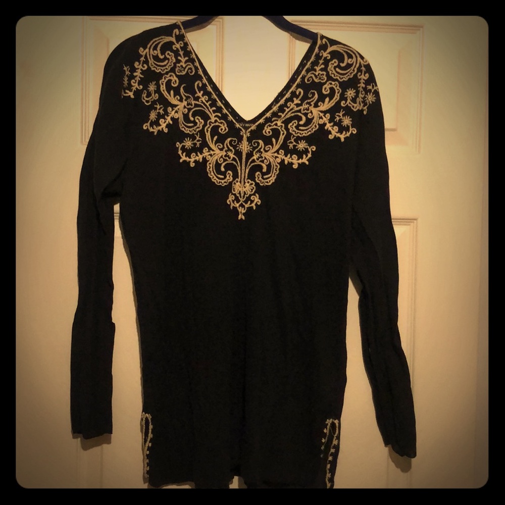 Lucky Brand Embroidered Top